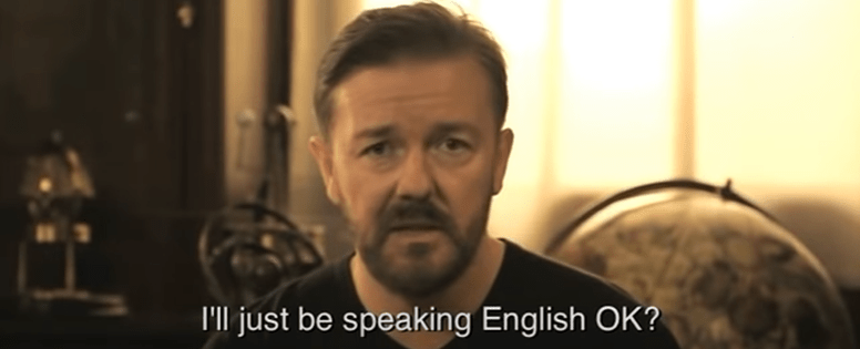 Learn English with Ricky Gervais